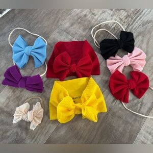 Boutique Vibrant Bow Headband Collection